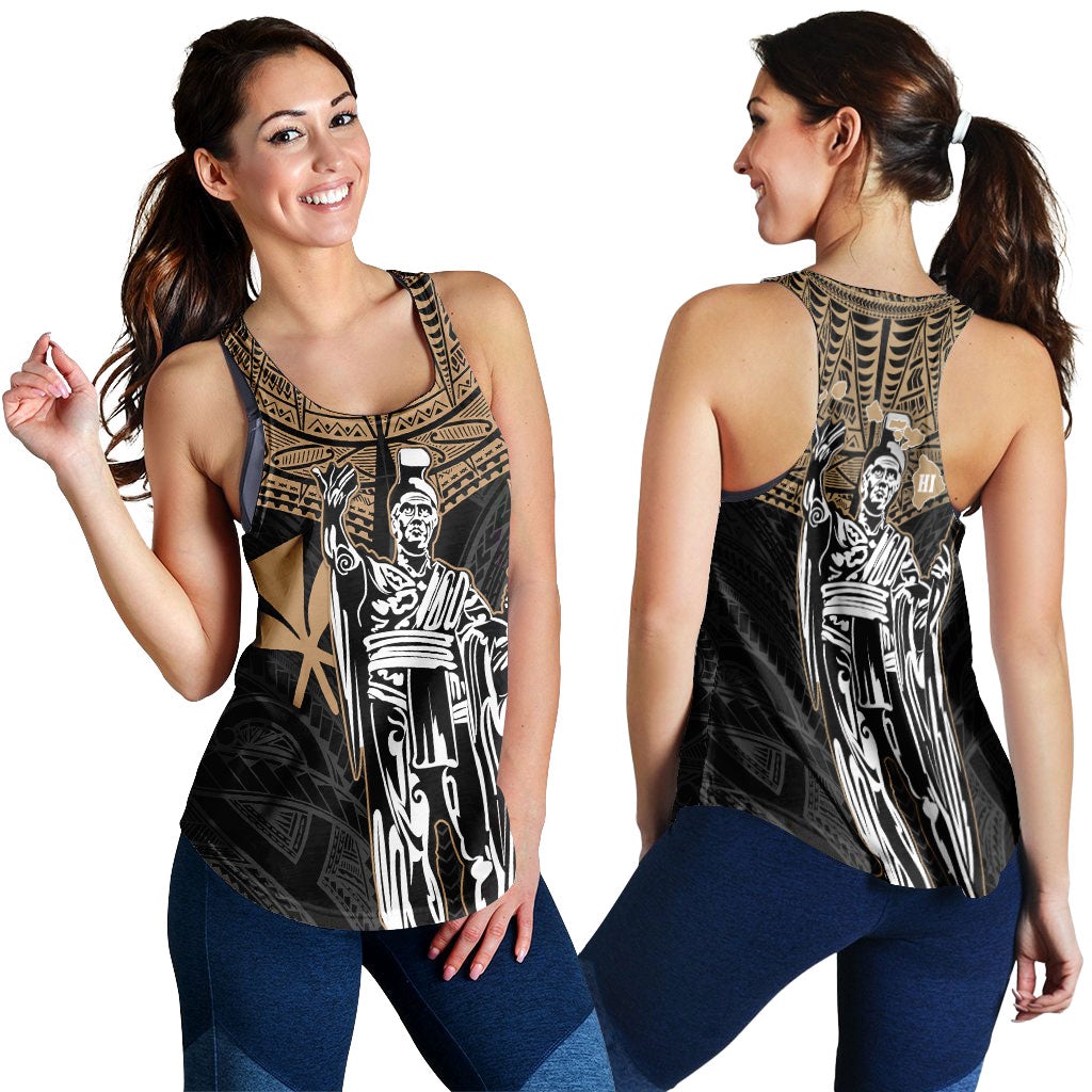 hawaii-king-kamehameha-women-tank-top-gold-tribal