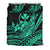 Hawaii Humpback Whale With Hibiscus Tribal Turquoise Bedding Set LT12 - Wonder Print Shop