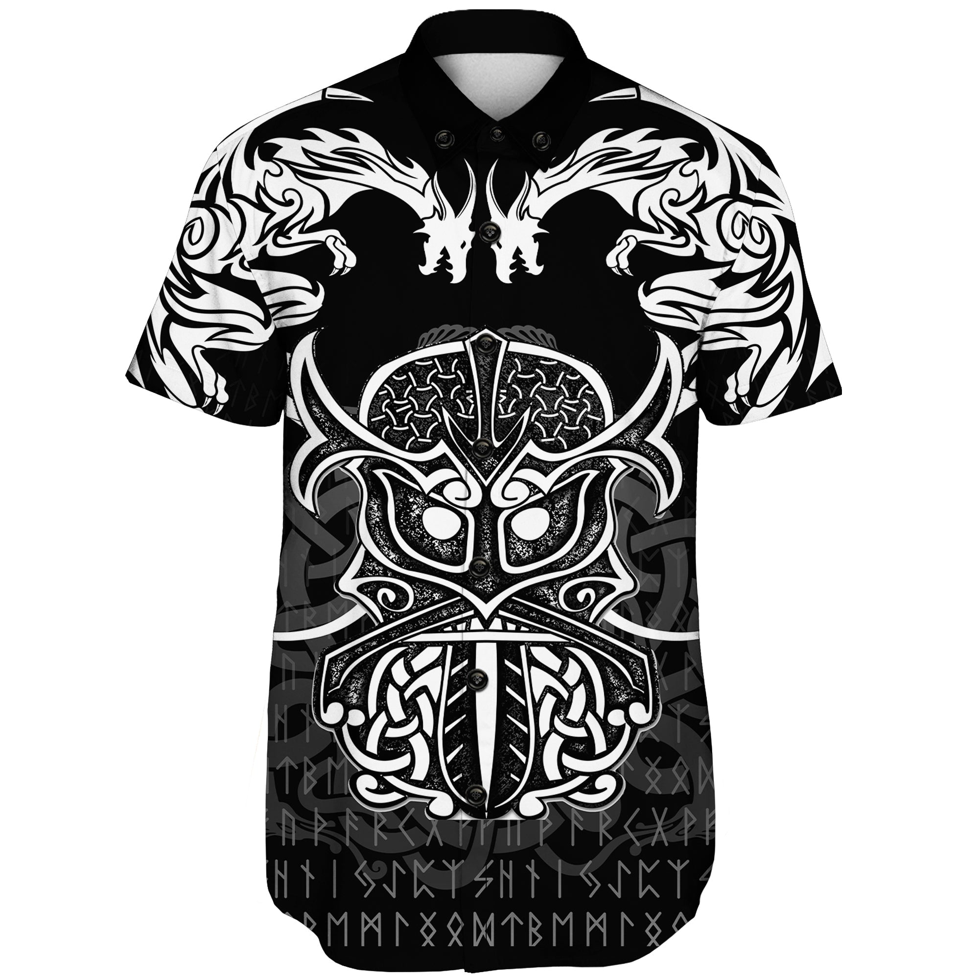 viking-shorts-sleeve-shirts-njord-and-dragon-tattoo