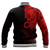 Viking Baseball Jacket Fenrir Och Jormungand Special Tattoo Style Red RLT12 - Wonder Print Shop