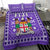 Fiji Bedding Set Pattern - Fijian Tapa Pattern Purple LT13 - Wonder Print Shop