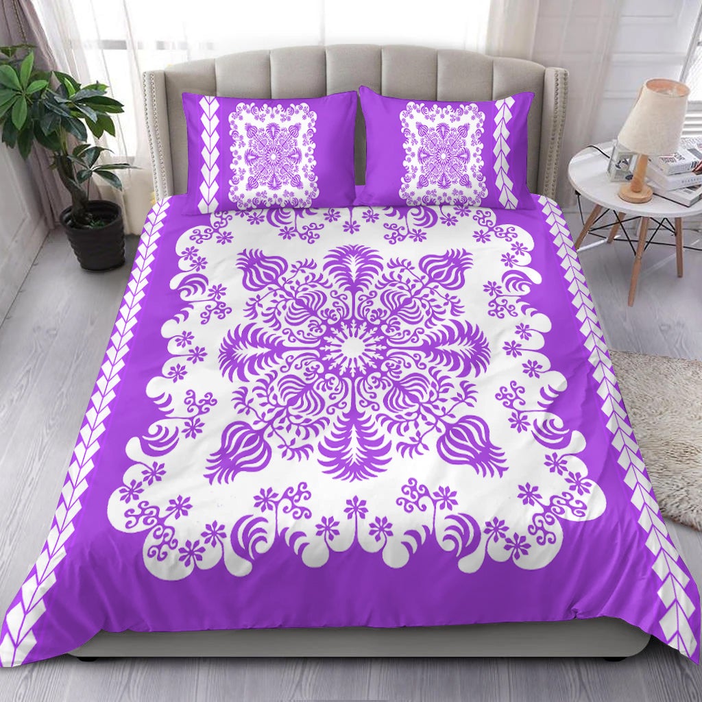 Hawaii Bedding Set Pattern Version Special Purple LT13 - Wonder Print Shop