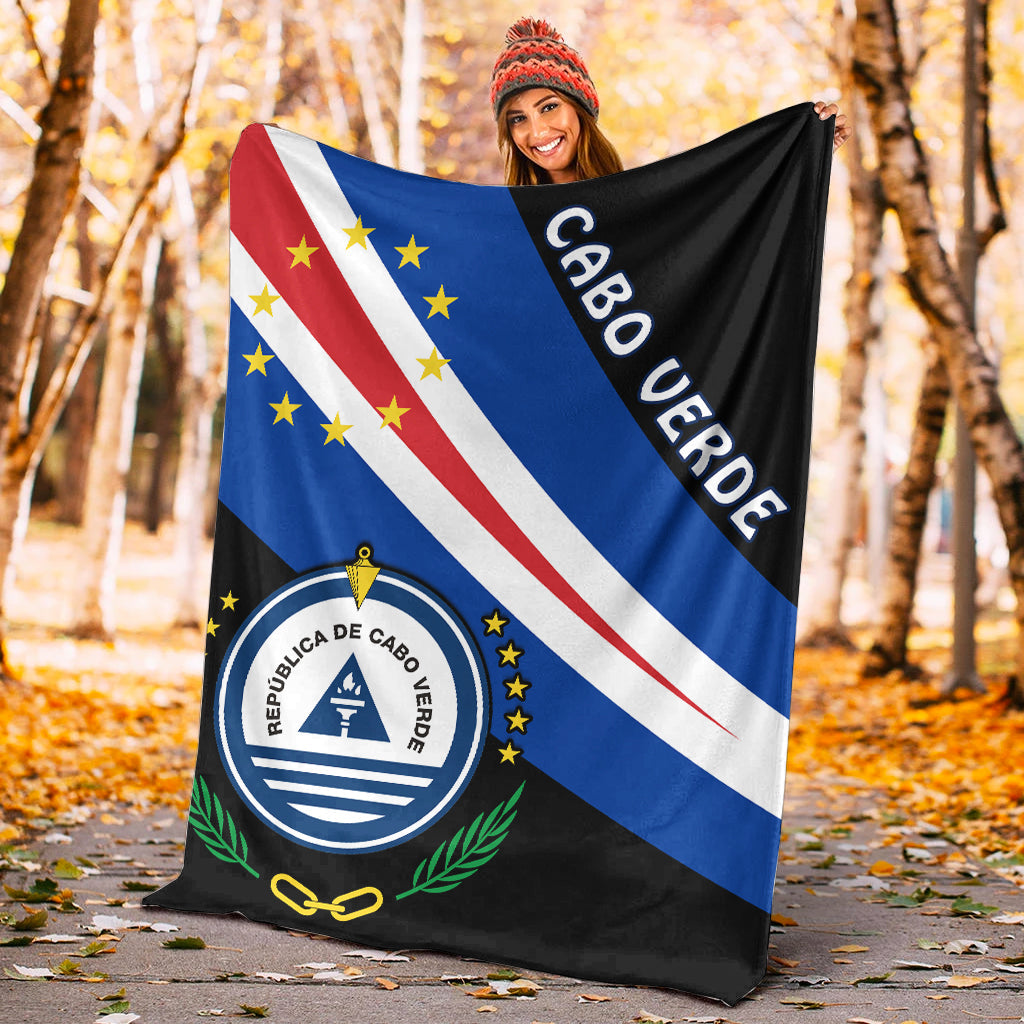 cape-verde-premium-blanket-flag-version-black