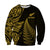 New Zealand Rugby Sweatshirt - Aotearoa Maori Style Gold LT13 - Wonder Print Shop