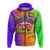 Mardi Gras Mask With Beads Hoodie LT12 - Wonder Print Shop