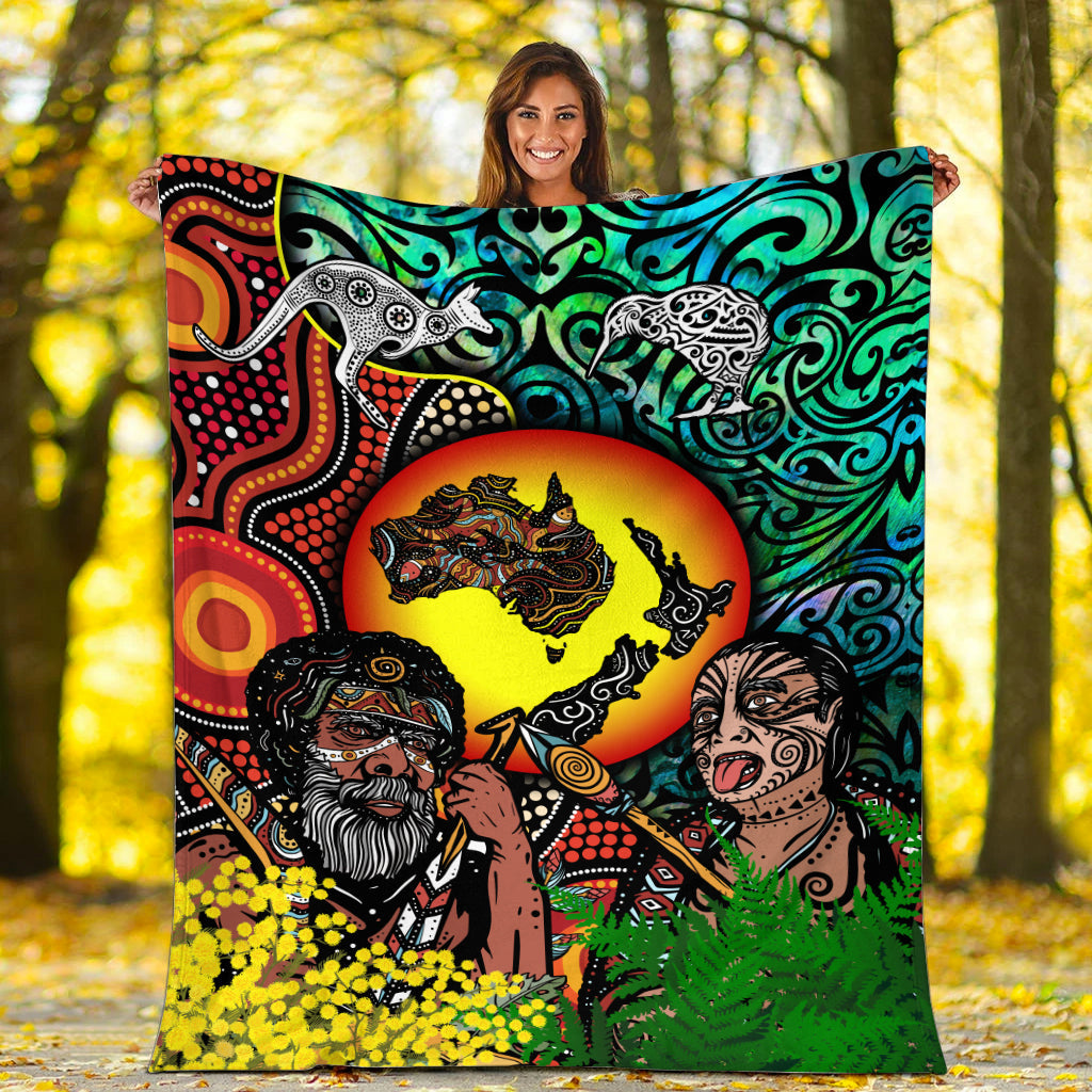 australia-aboriginal-kangaroo-combine-new-zealand-maori-kiwi-bird-blanket-lt2