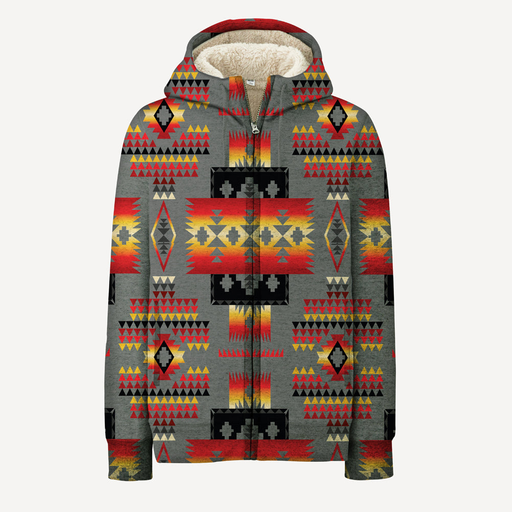 gray-tribe-pattern-native-american-3d-fleece-hoodie