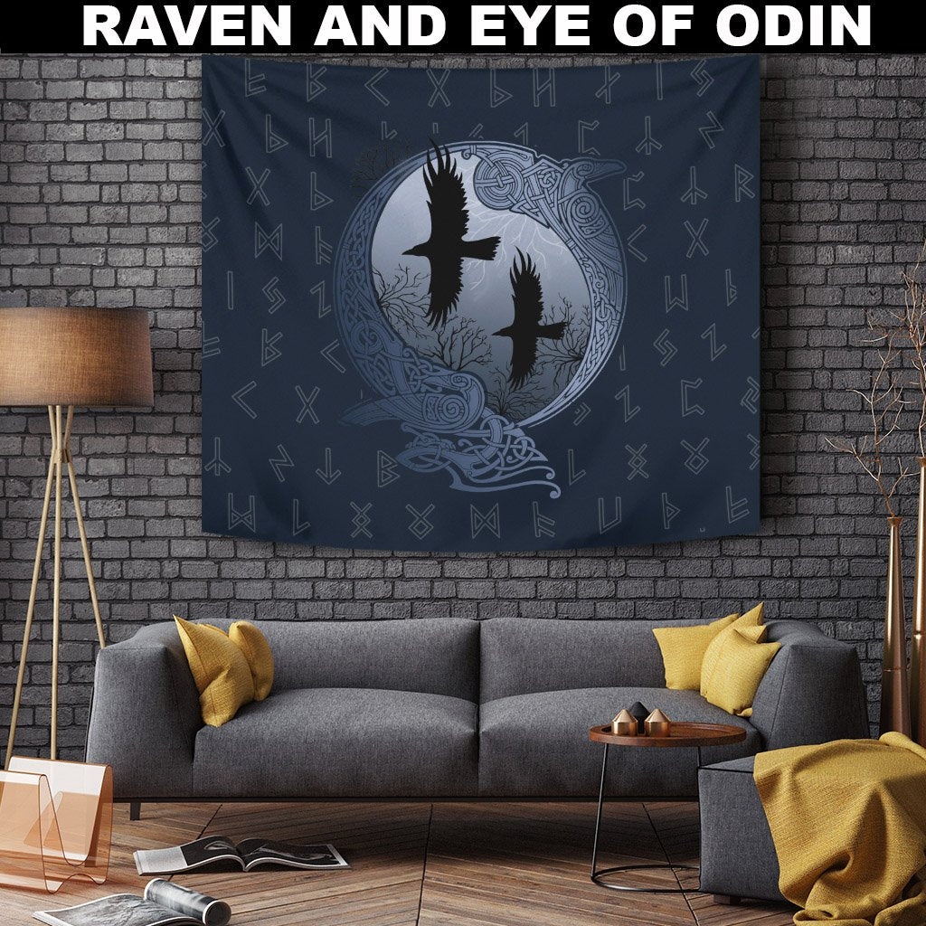 viking-tapestry-raven-and-eye-of-odin