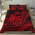 Hawaii Turtle With Hibiscus Tribal Red Bedding Set LT12 - Wonder Print Shop