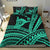 Hawaii Shaka Polynesian Tribal Turquoise Bedding Set LT12 - Wonder Print Shop