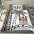 Fiji Bedding Set - Tapa Pattern With Coconut Tree White LT12 - Wonder Print Shop