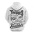 Belize Taucan Style Zip up Hoodie Ver2 White LT20 - Wonder Print Shop