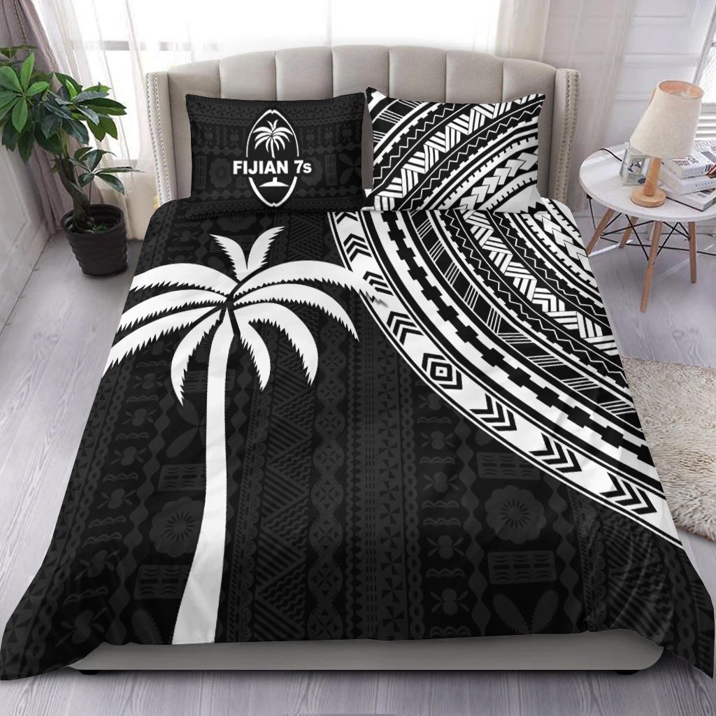 Fiji Rugby Sevens Bedding Set Fijian 7s Tapa Polynesian LT13 - Wonder Print Shop