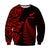 New Zealand Rugby Sweatshirt - Aotearoa Maori Style Red LT13 - Wonder Print Shop