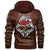 Viking Valknut Zipper Leather Jacket - Dragon's Eye RLT12 - Wonder Print Shop