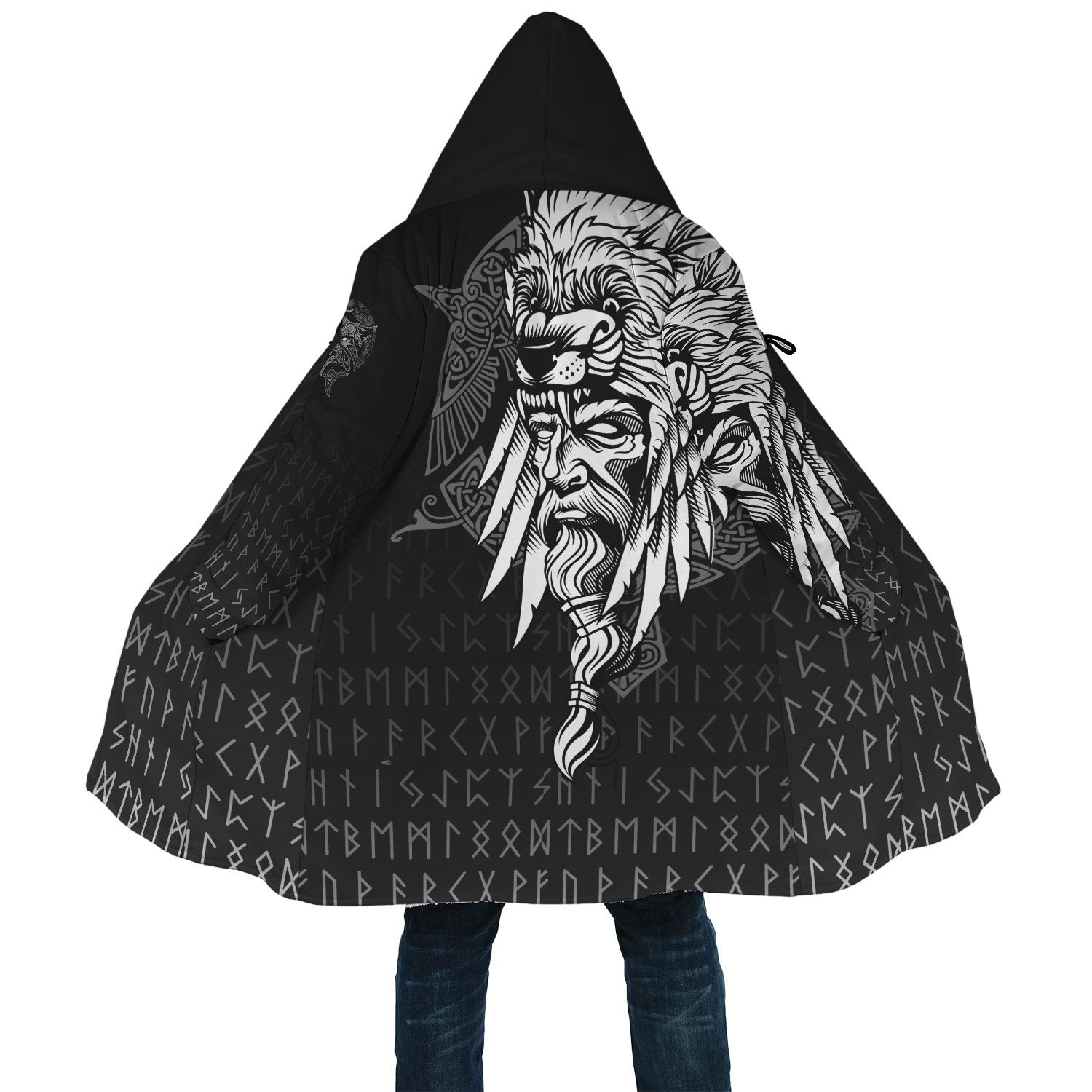 viking-cloak-odin-raven-and-fenrir-on-hand