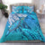 Hawaiian Islands Bedding Set Turtle Mix Hawaii Polynesian Blue LT13 - Wonder Print Shop