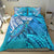 Hawaiian Islands Bedding Set Turtle Mix Hawaii Polynesian Blue LT13 - Wonder Print Shop