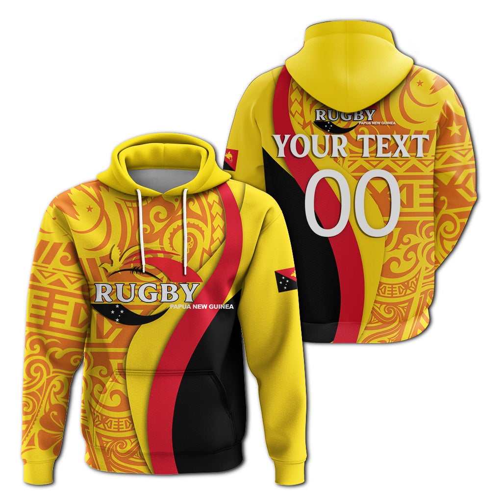 Custom Papua New Guinea Rugby Union Pride Hoodie LT12 - Wonder Print Shop