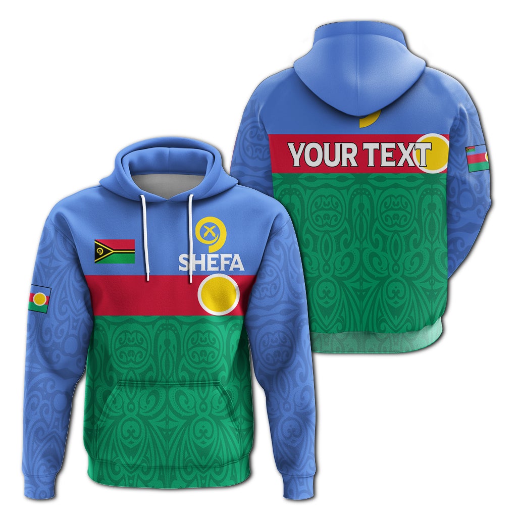 Custom Vanuatu Shefa Province Hoodie Flag Style LT12 - Wonder Print Shop