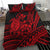 Hawaii Turtle With Hibiscus Tribal Red Bedding Set LT12 - Wonder Print Shop