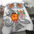 Fiji Bedding Set - Hibiscus With Tribal White LT12 - Wonder Print Shop