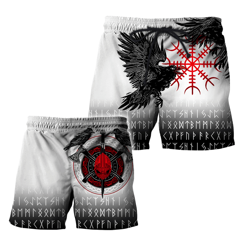 viking-clothing-raven-tattoo-viking-3d-shorts