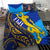 Fiji Bedding Set - Flag's Color With Gold Polynesian Pattern LT20 - Wonder Print Shop