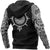 Viking Hoodie Tattoo All Over Print Black (Zip) RLT12 - Wonder Print Shop