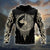 Viking Clothing Viking Gold Wolf Hoodie RLT12 - Wonder Print Shop