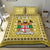 Fiji Bedding Set Pattern - Fijian Tapa Pattern Yellow LT13 - Wonder Print Shop