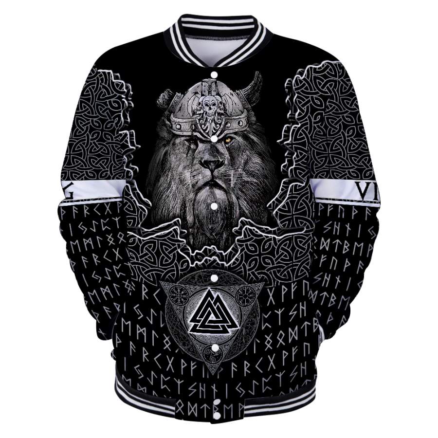 Viking Clothing Viking Lion Baseball Jacket RLT12 - Wonder Print Shop