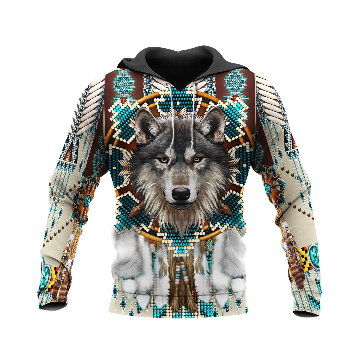 blue-mandala-feather-wolf-native-american-3d-hoodie