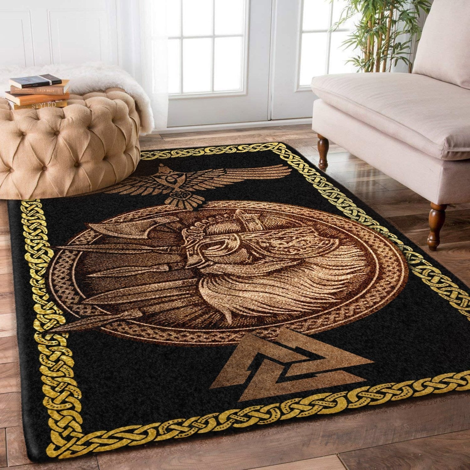 Viking Area Rug Strong Viking Rectangle Rug RLT12 - Wonder Print Shop