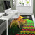 Jamaica Lion Area Rug Jamaican Pattern Version Reggae Colors LT13 - Wonder Print Shop