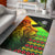 Jamaica Lion Area Rug Jamaican Pattern Version Reggae Colors LT13 - Wonder Print Shop