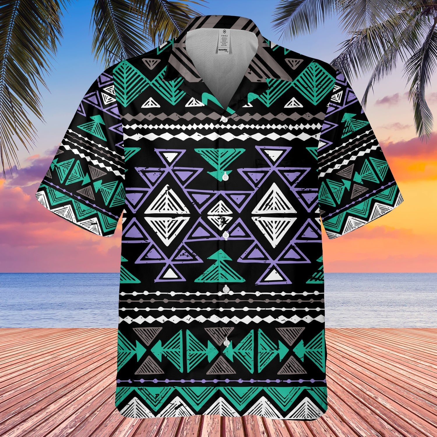 Native American Neon Color Tribal Hawaiian Shirt 3D LT10 - Wonder Print Shop