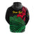 Custom Vanuatu Espiritu Santo Zip Hoodie Kava With Hibiscus LT12 - Wonder Print Shop