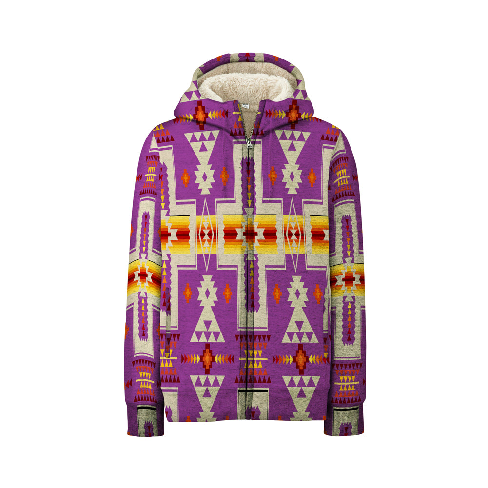 light-purple-design-native-american-3d-fleece-hoodie