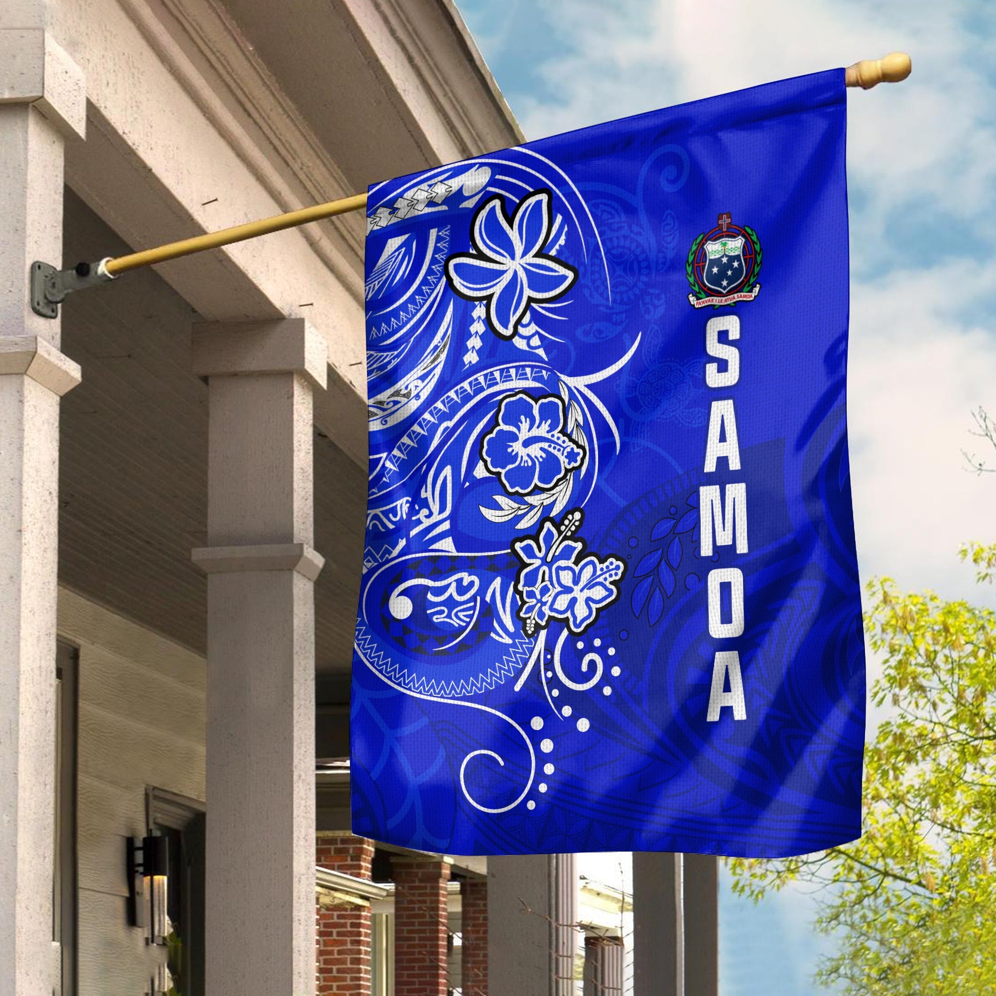 Samoa Flag Be Unique Blue LT13 - Wonder Print Shop