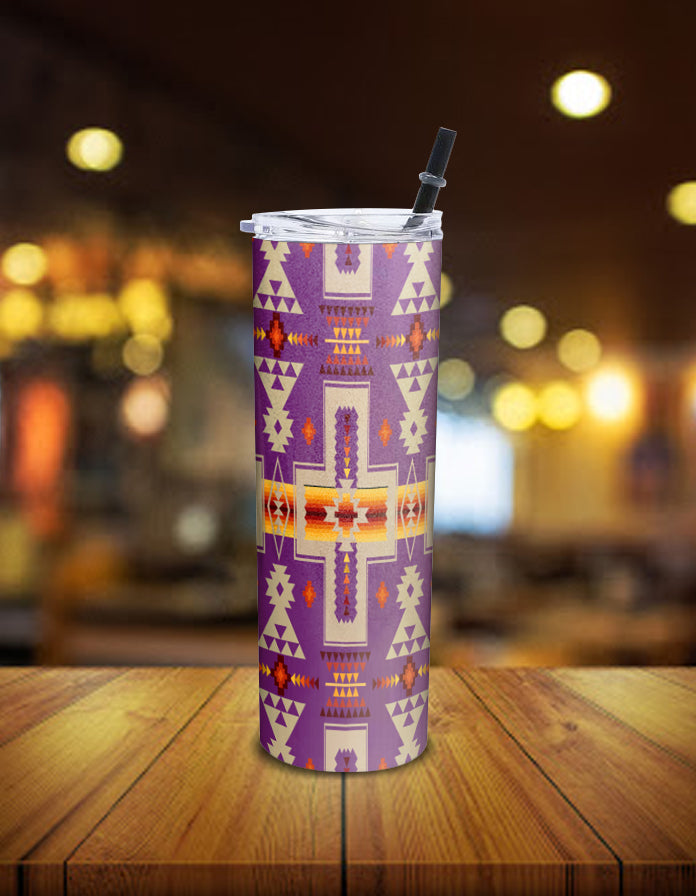 light-purple-tribe-design-native-american-skinny-tumbler