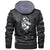 Viking Clothing Viking A Nordic God Odin and His Hammer Zipper Leather Jacket RLT12 - Wonder Print Shop