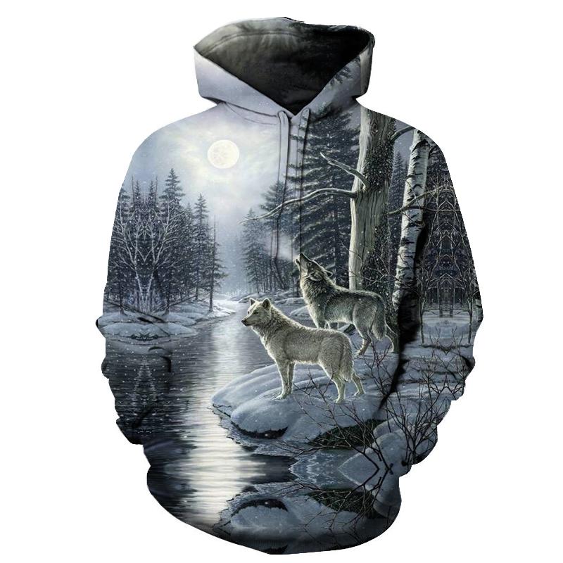 Wolf Driver Tree Native American All Over Hoodie LT10 - Wonder Print Shop