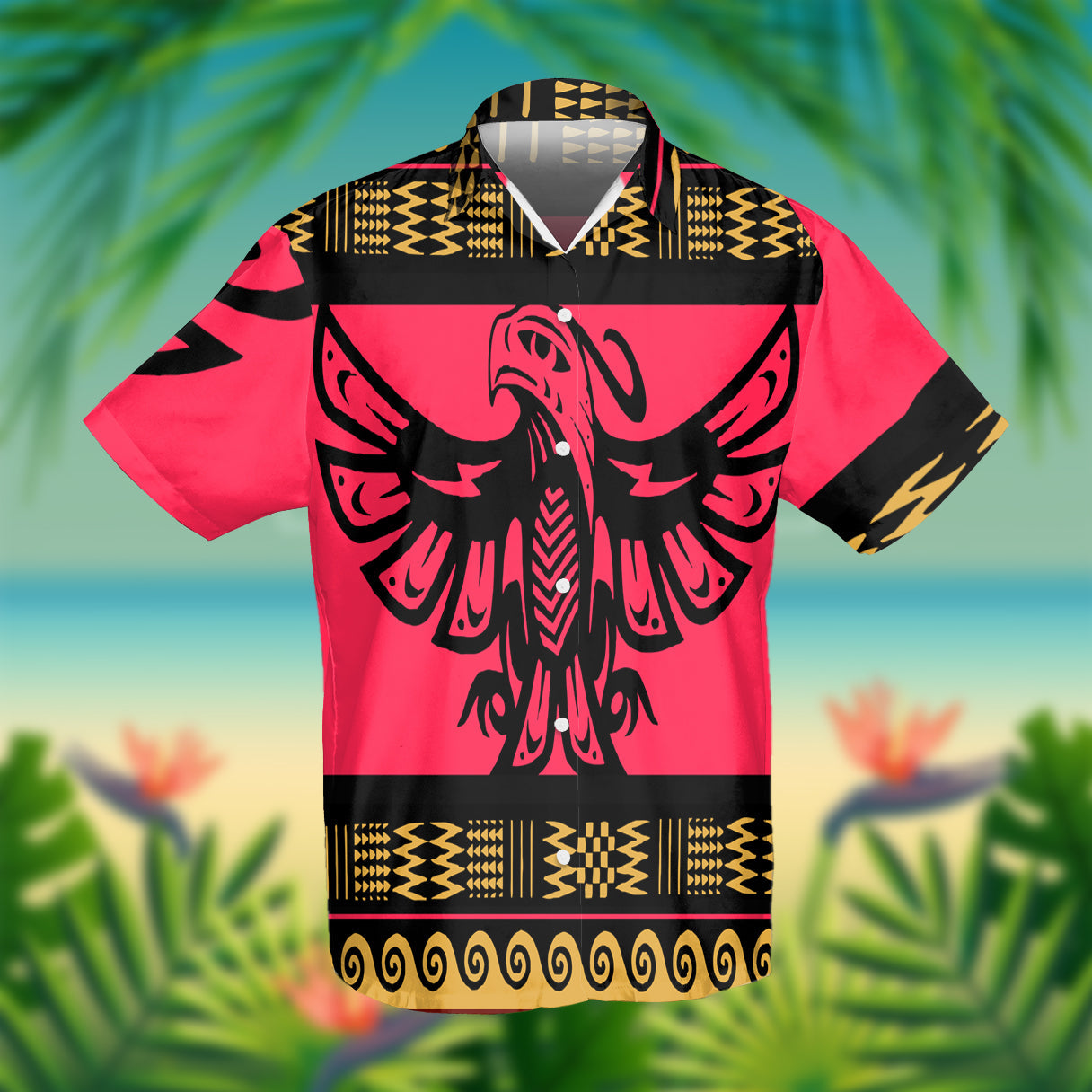 Pink Phoenix Native American Hawaiian Shirt 3D LT10 - Wonder Print Shop