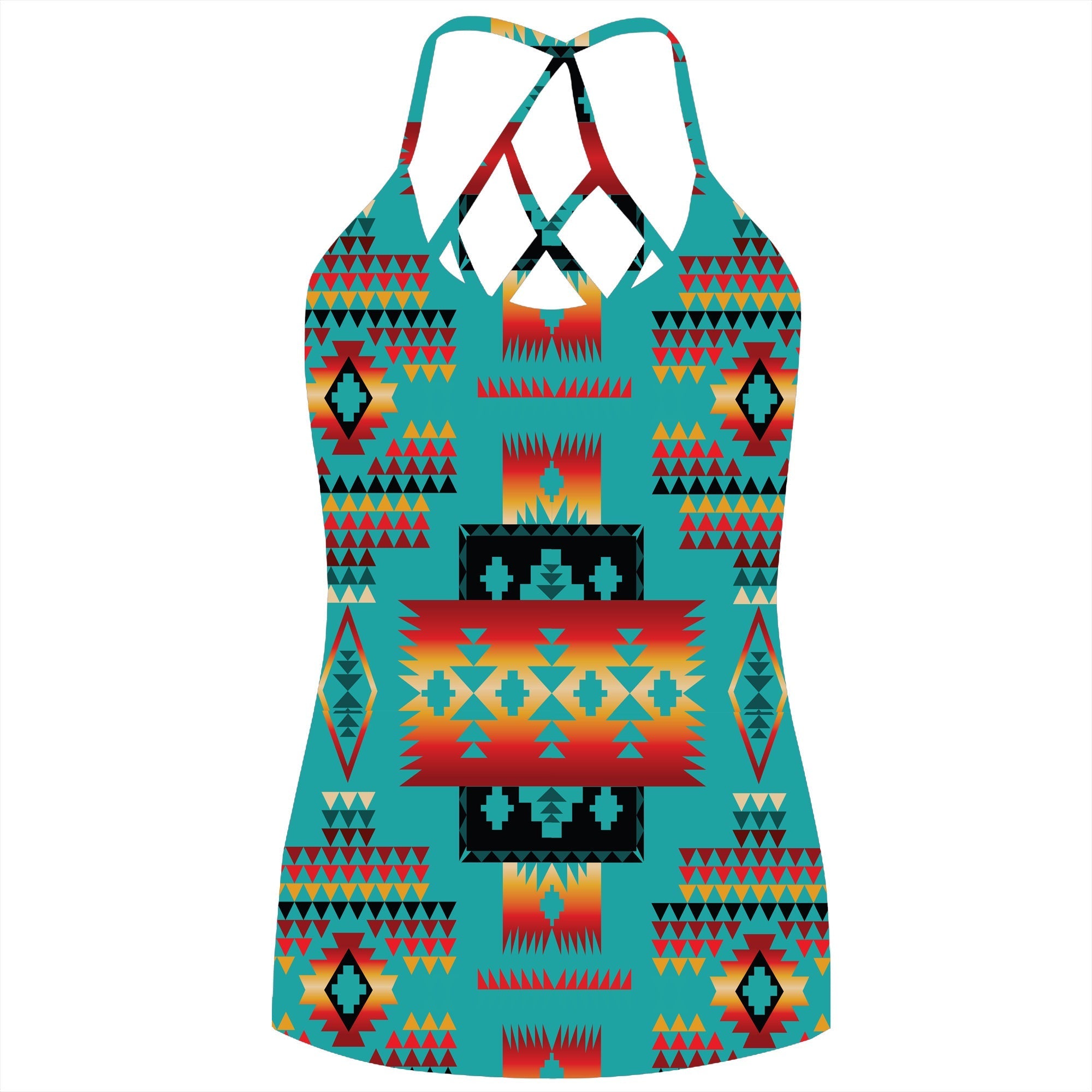 blue-native-american-tribes-pattern-criss-cross