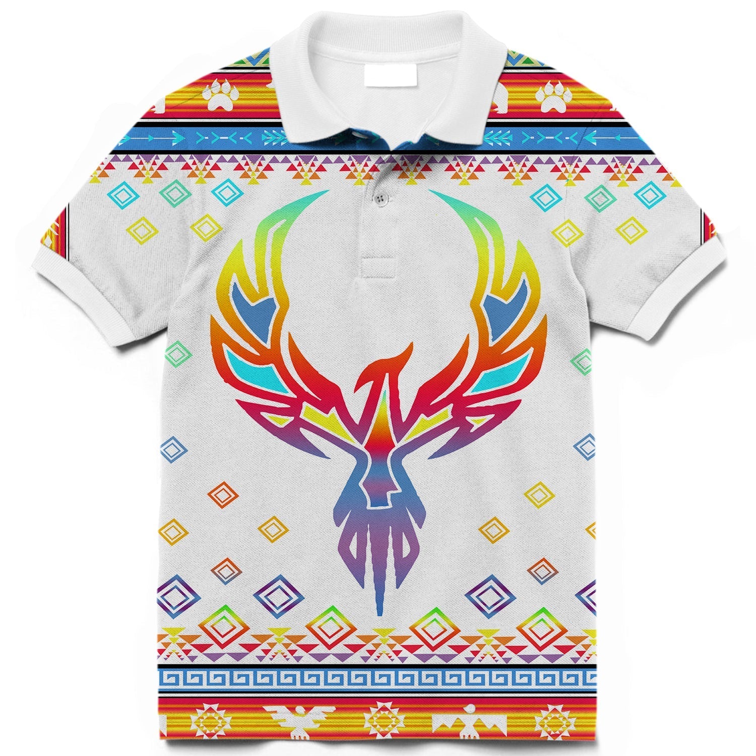 phoenix-rising-native-american-polo-t-shirt-3d