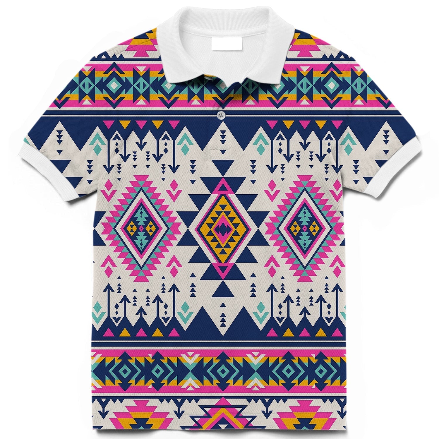 pink-pattern-native-american-polo-t-shirt-3d