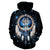 Galaxy Dreamcatcher Wolf Native American Pullover Hoodie LT10 - Wonder Print Shop