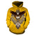 Eagle Dreamcatcher Yellow Native American Pullover Hoodie LT10 - Wonder Print Shop