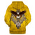 Eagle Dreamcatcher Yellow Native American Pullover Hoodie LT10 - Wonder Print Shop